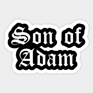 Muslim Son of Adam Sticker